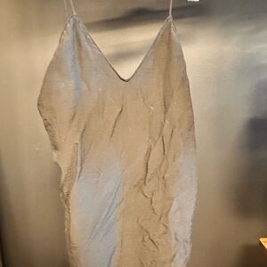 Skylar + Madison Black Lace-Trim Slip Dress